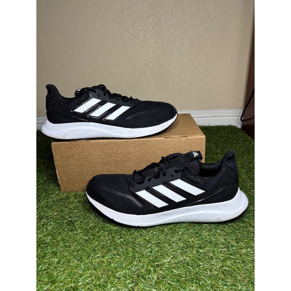 Adidas EQ21 Running Shoes Mens Size 12 Black White Athletic Sneakers